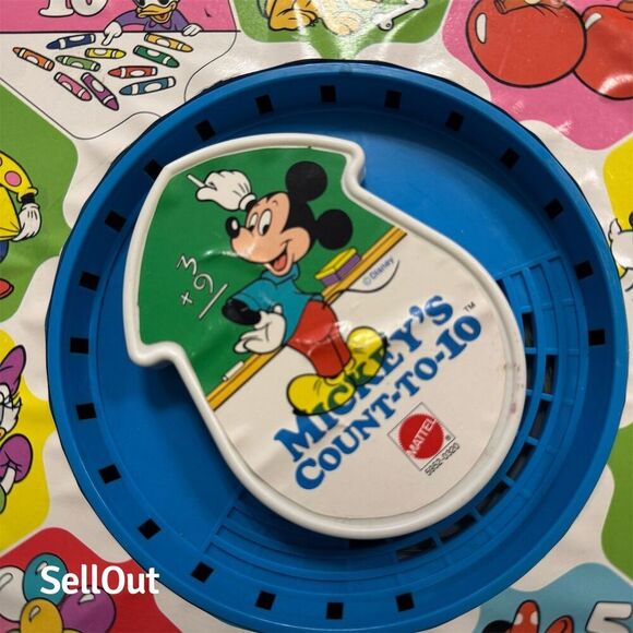 Vintage 1989 Mattel Disney See 'N Say Mickey's Count to 10 Toy - Picture 9 of 10